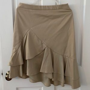 Banana Republic flounce midi skirt petite size 4 NWT